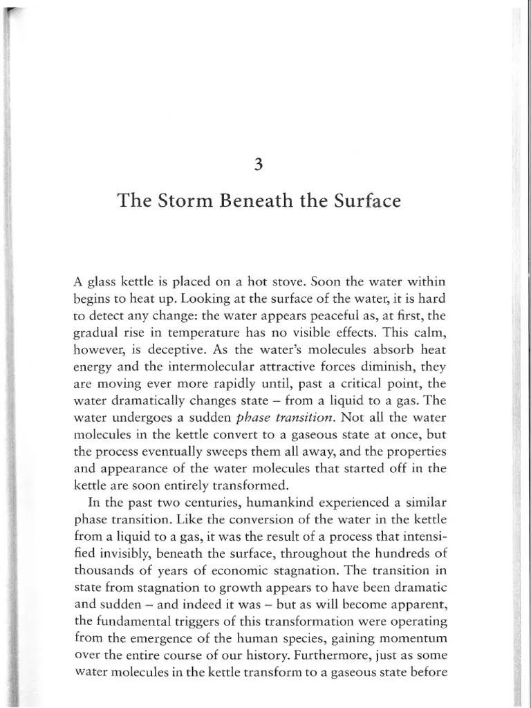 Oded Galor, The Journey of Humanity Chapter 3, The Storm Beneath The