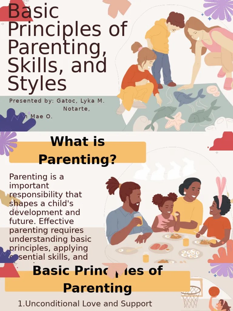 Principles and Skills of Effective Parenting PDF Parenting