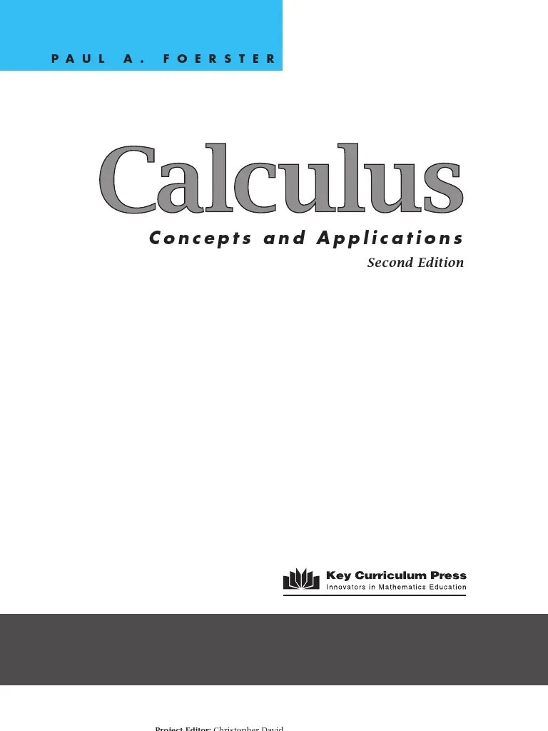 Calculus SE FM Differential Calculus Integral