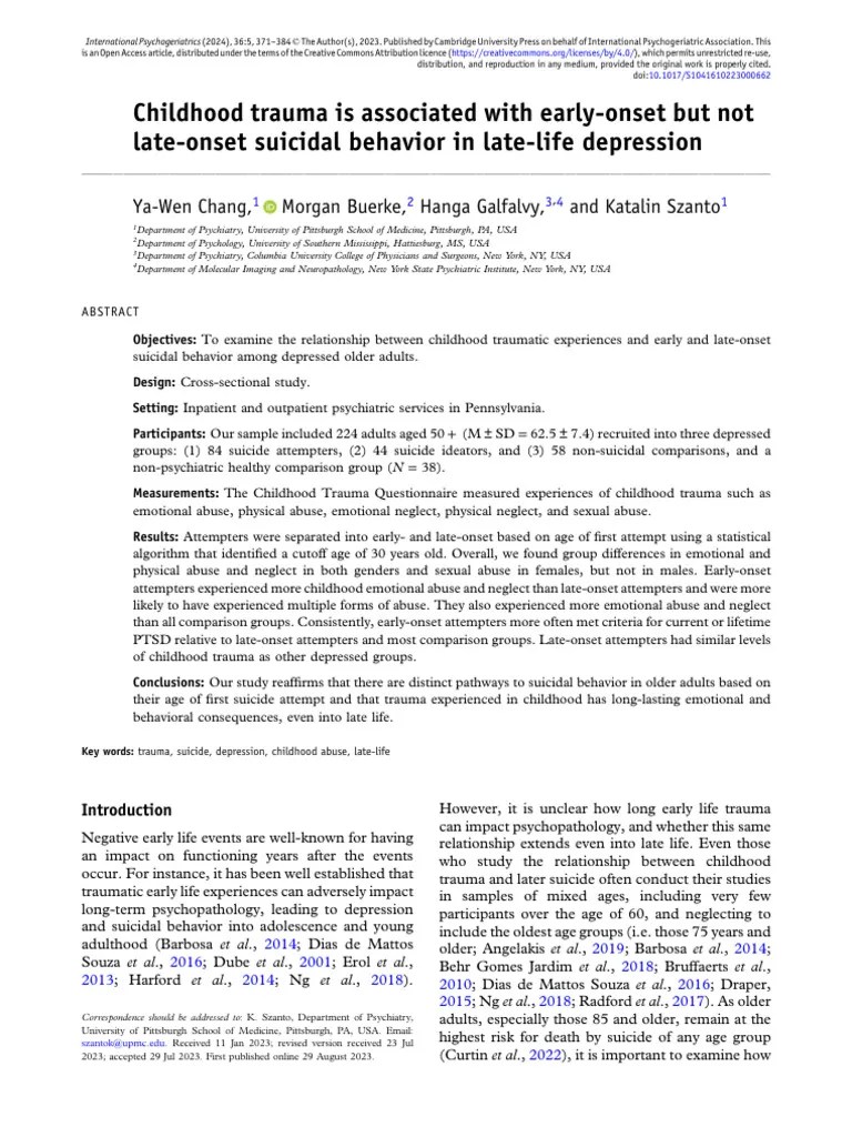 Childhood_trauma_is_associated PDF Child Abuse Psychological Trauma