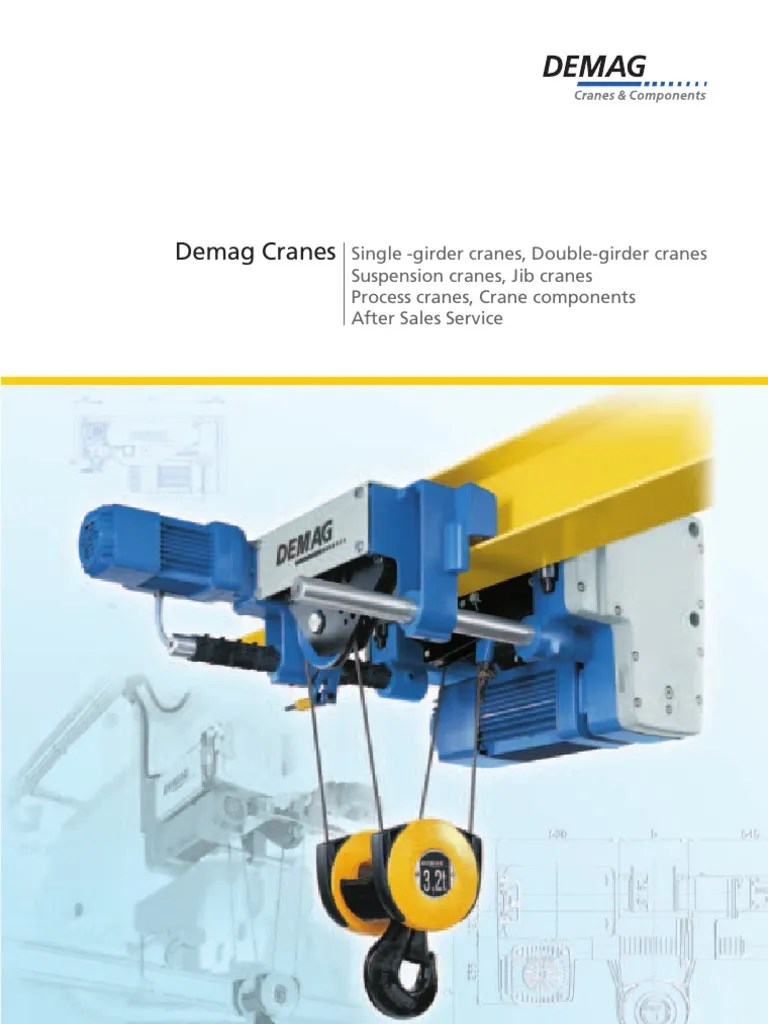 Demag Cranes Crane (Machine) Transmission (Mechanics)