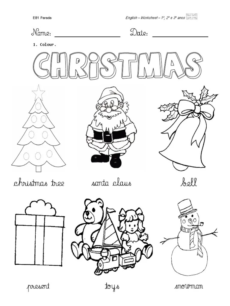 Worksheet Christmas
