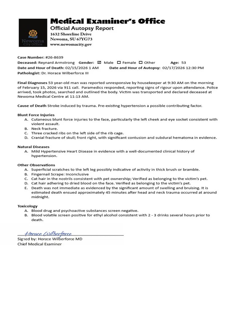 Autopsy Report PDF