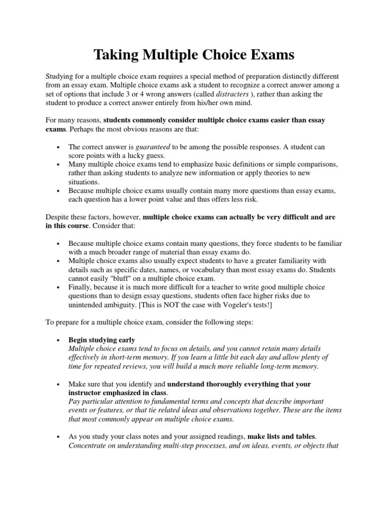 MCQ Pattern PDF Multiple Choice Growth Medium