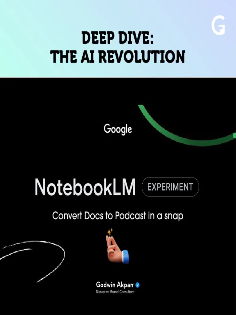 Deep Dive The Ai Revolution Pdf