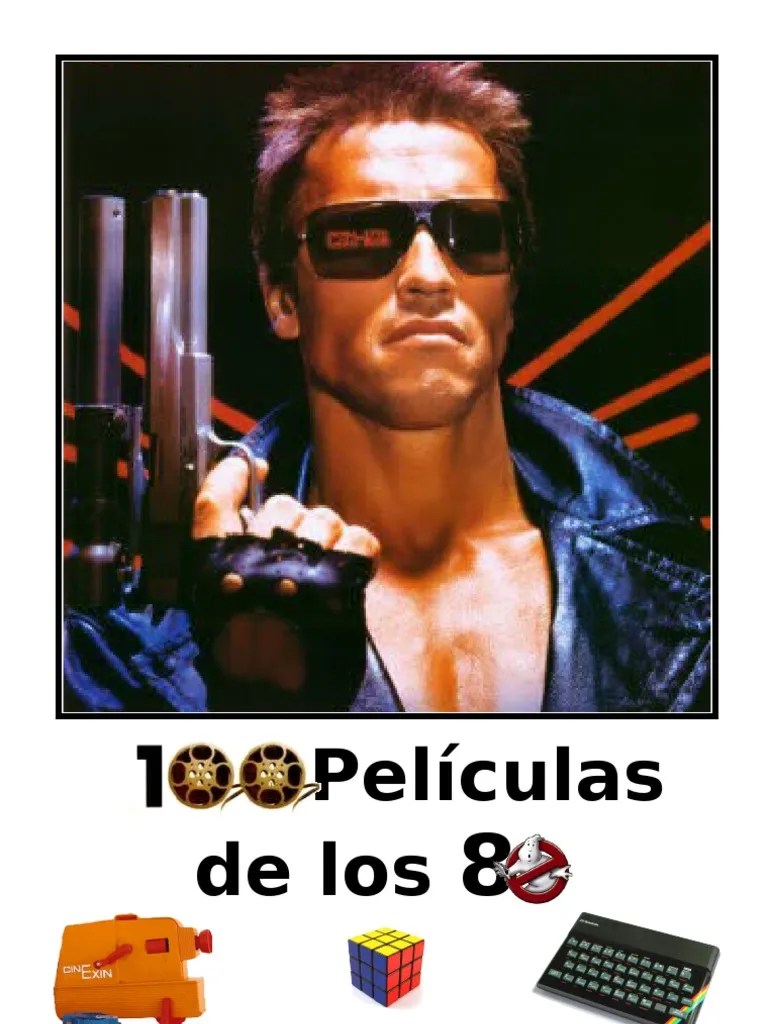 100 Peliculas de Los 80. Portada y Contenido Ocio