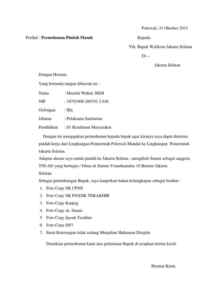 surat keterangan pindah sekolah format 638 x 1002 pixel. Contoh Surat Mutasi Karyawan Pdf Nusagates