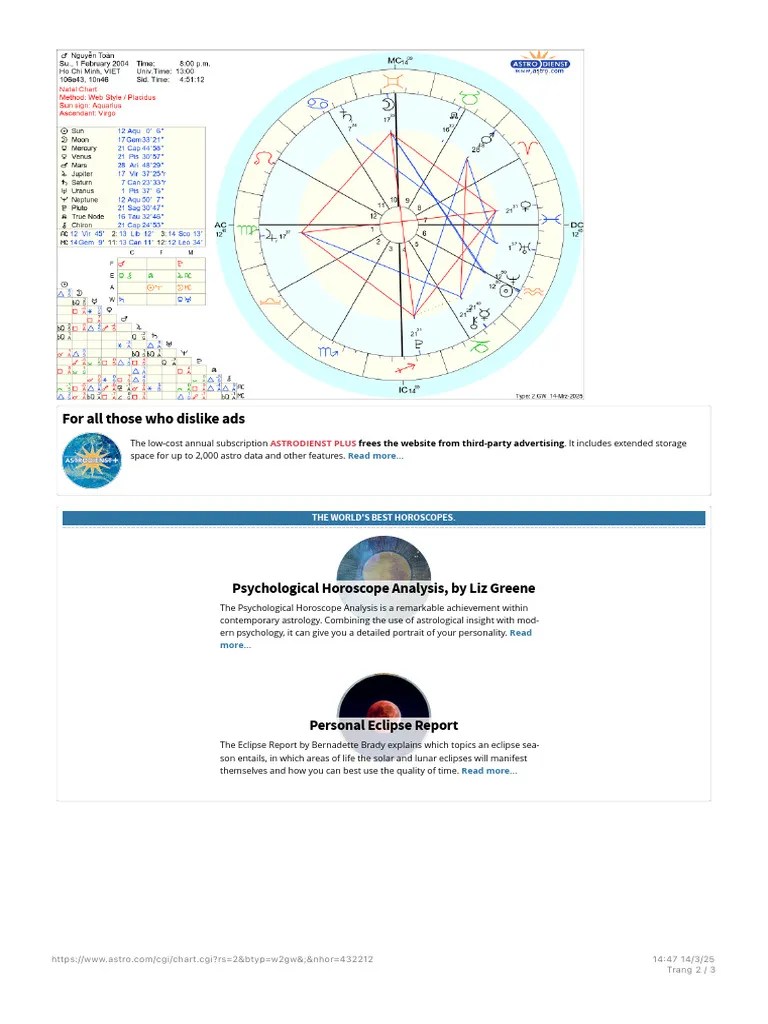 Free Astrology Chart Astrodienst PDF(09)