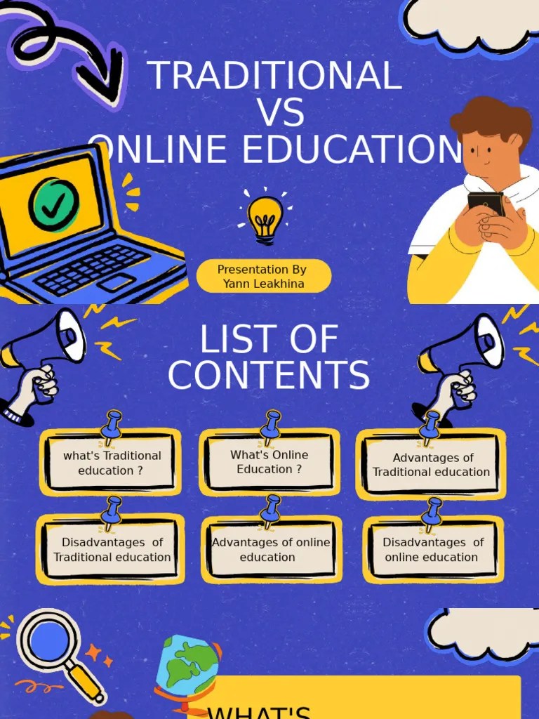 Traditional Vs Online Education PDF