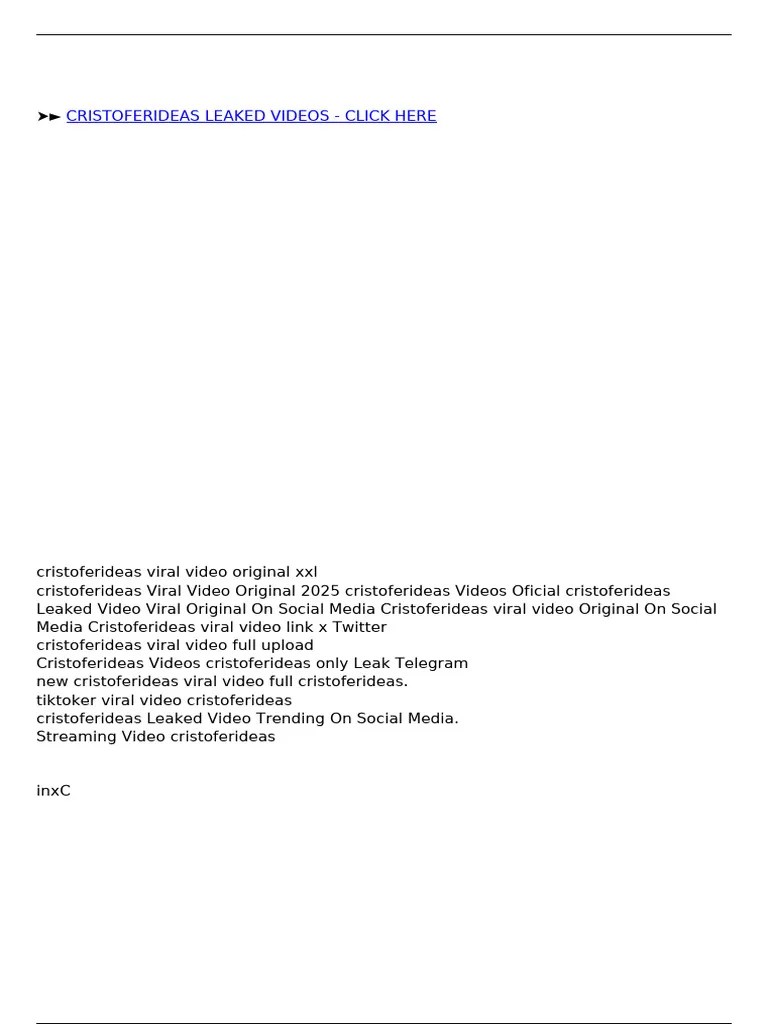 Sbexnews Tiktoker Viral Video Cristoferideas Pdf