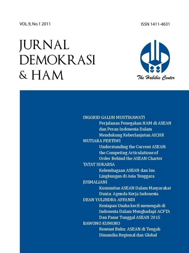 Jurnal Demokrasi Dan Ham Vol9 No1 2011