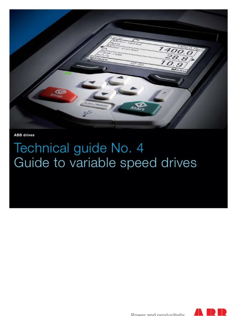 Abb - Technical Guide VFD | Download Free PDF | Electric Motor