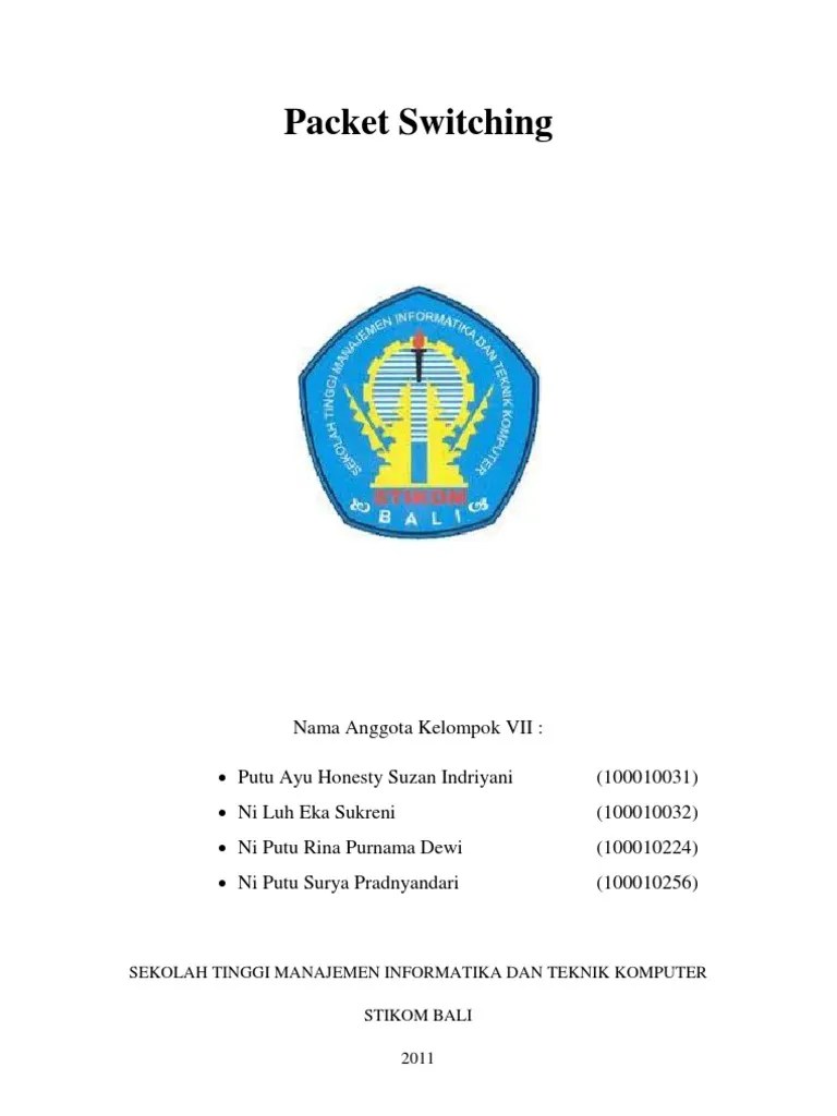 Packet Switching | PDF