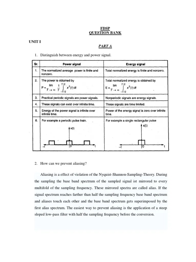 FDSP in pdf Discrete Fourier Transform Fast Fourier Transform
