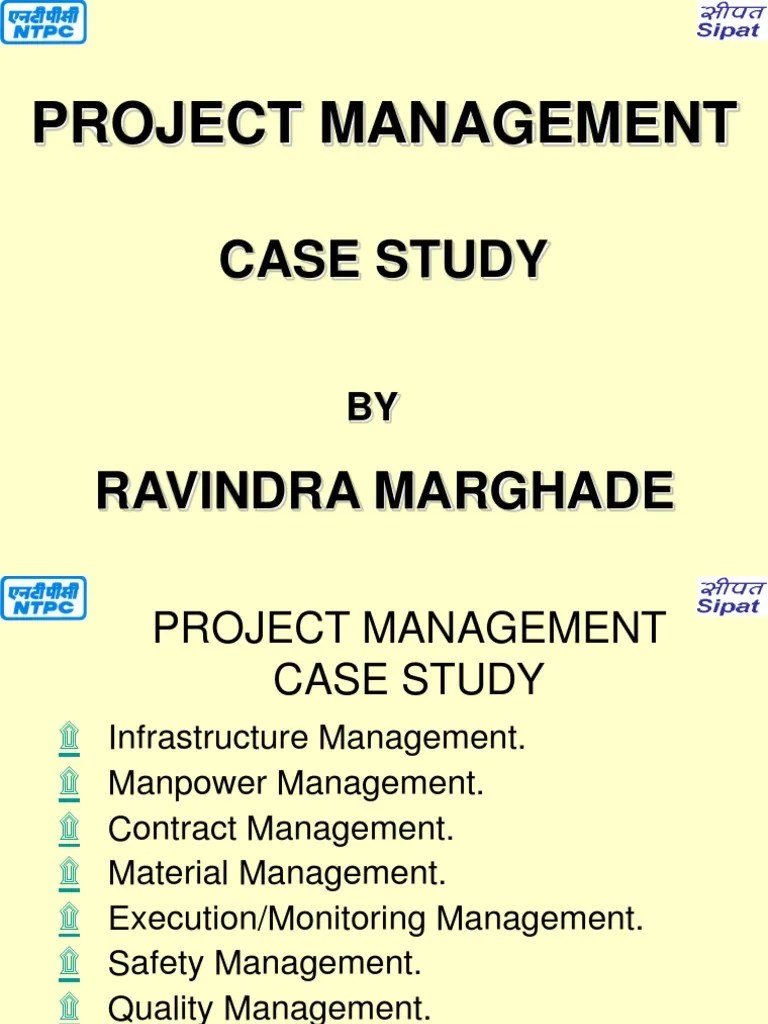 Case Study Project Management PDF