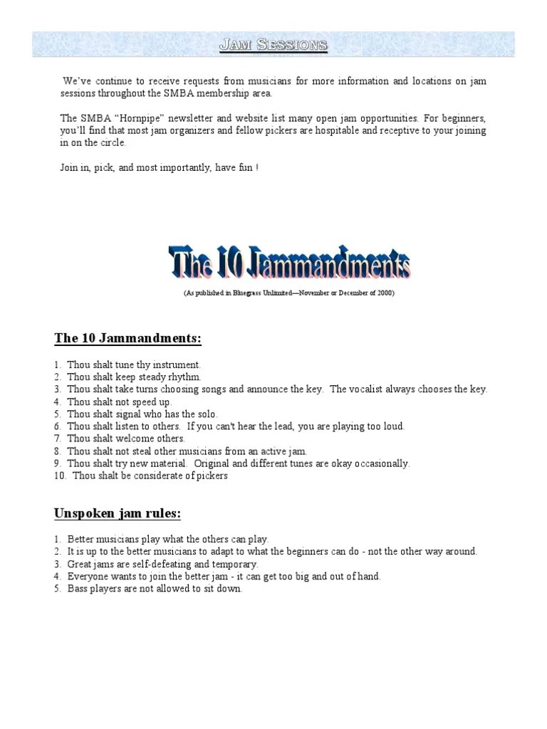 Jam English Language Music American Music