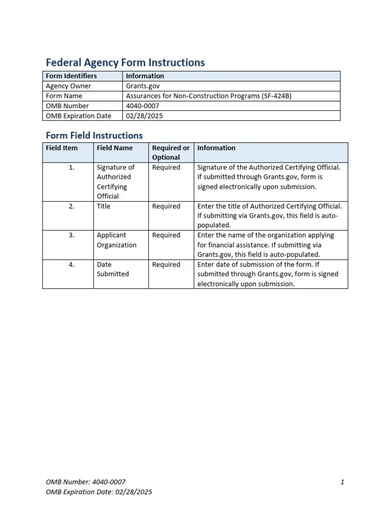SF424B Form Instructions PDF(03)
