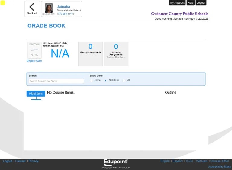 Student Vue PDF