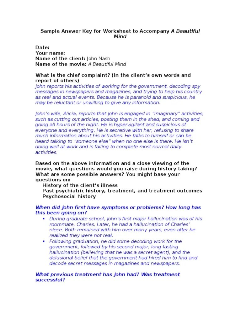 answer key lesson 1