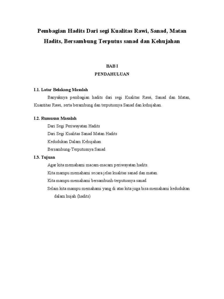 Contoh Hadits Mutawatir Maknawi Beserta Sanadnya - Gambar Islami