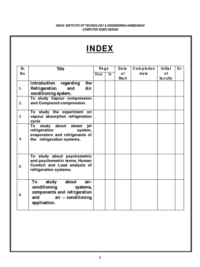 Refrigeration Air Conditioning Lab Manual Hvac Air Conditioning