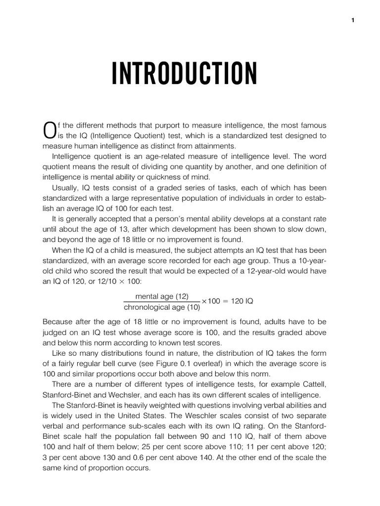 Ultimate Iq Test Practice Guide Pdf Intelligence Quotient