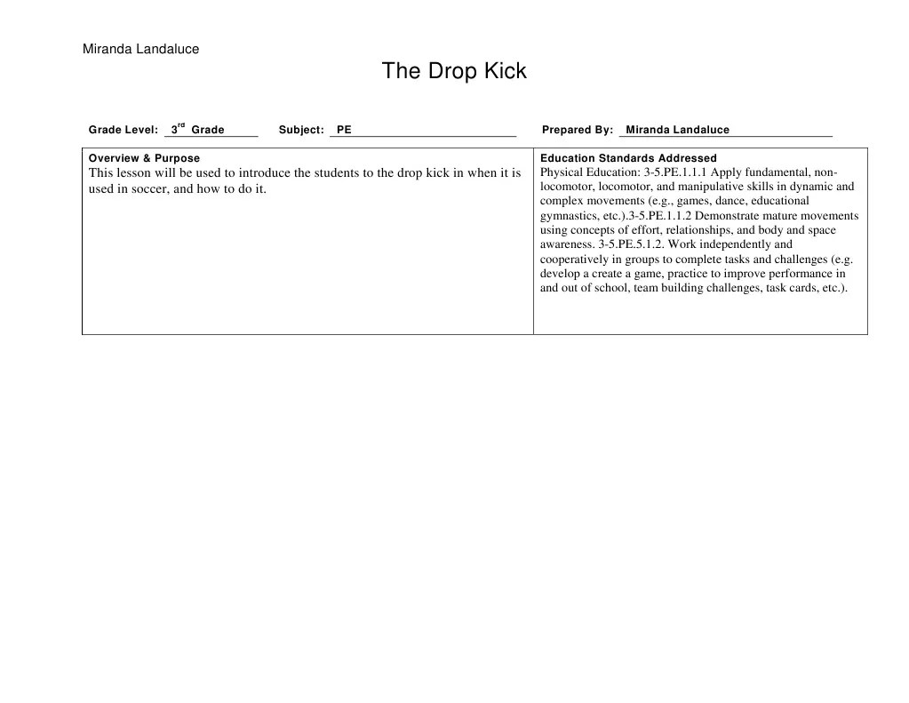 The Drop Kick Third PDF Epistemology Educational Psychology