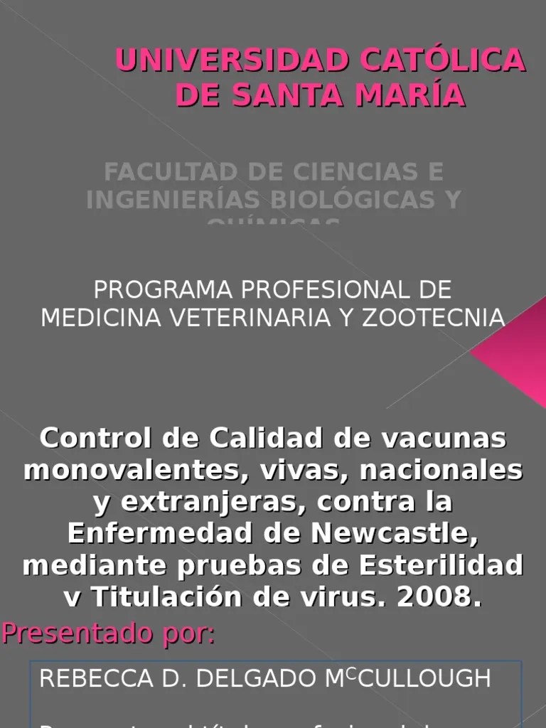 Presentación Tesis Control de Calidad de Vacunas contra