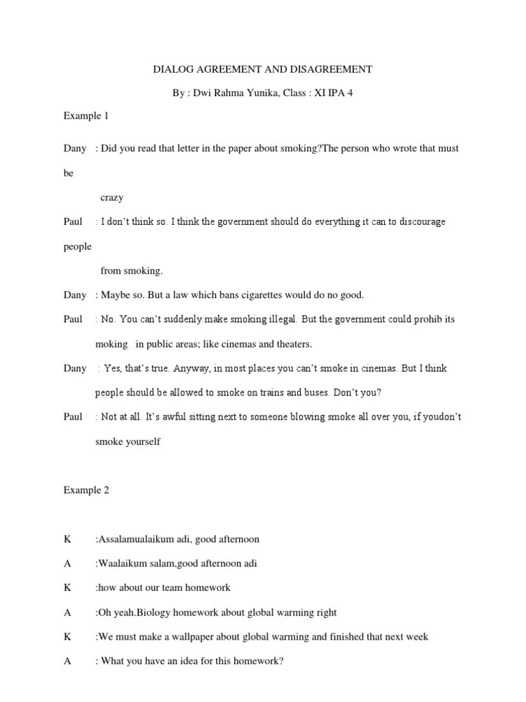 Dialog Agreement and Disagreement | PDF | Computing And Information  Technology | Nature