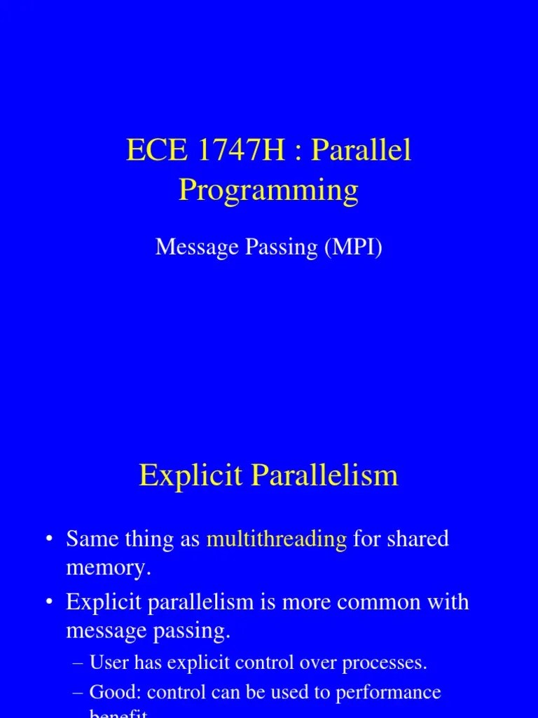 An Introduction to Parallel Programming with Message Passing Interface