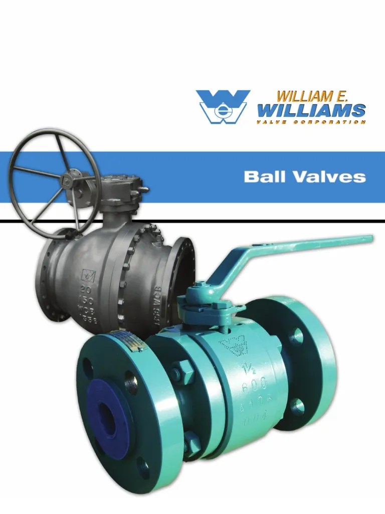 Williams Válvulas Tipo Bola API 608 API 6d Valve Building Engineering
