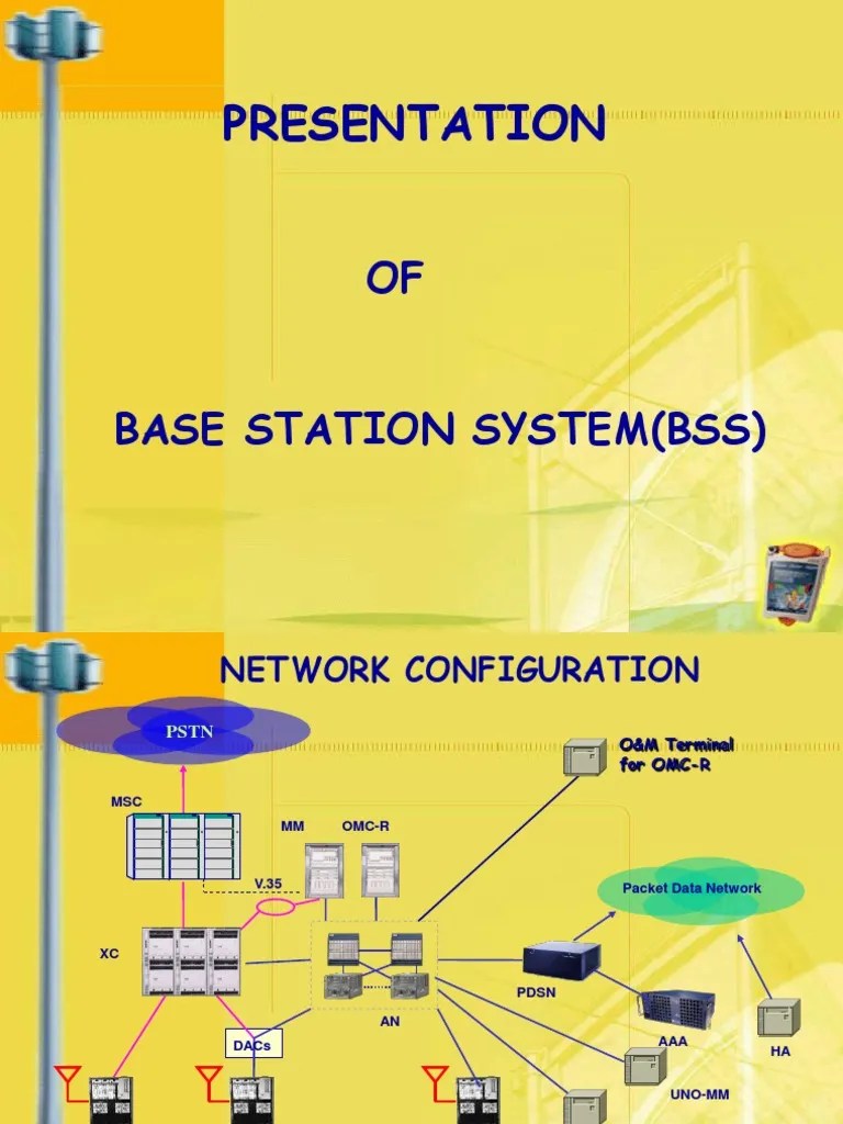 Presentation OF Base Station System (BSS) PDF Computer
