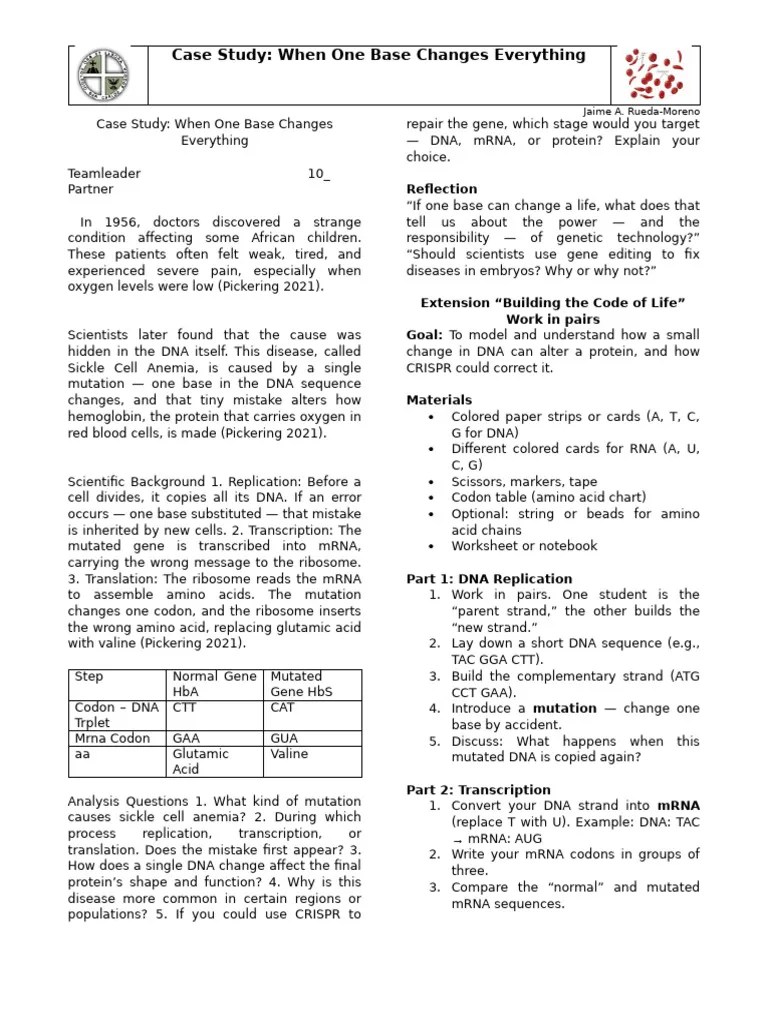 1760137197csccasestudywhenonebasechangeseverythingjaime Pdf