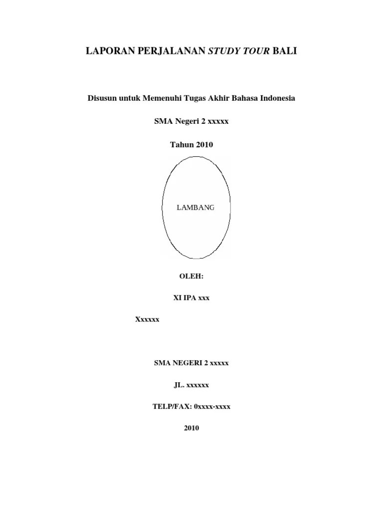 Laporan Perjalanan Study Tour Bali | PDF