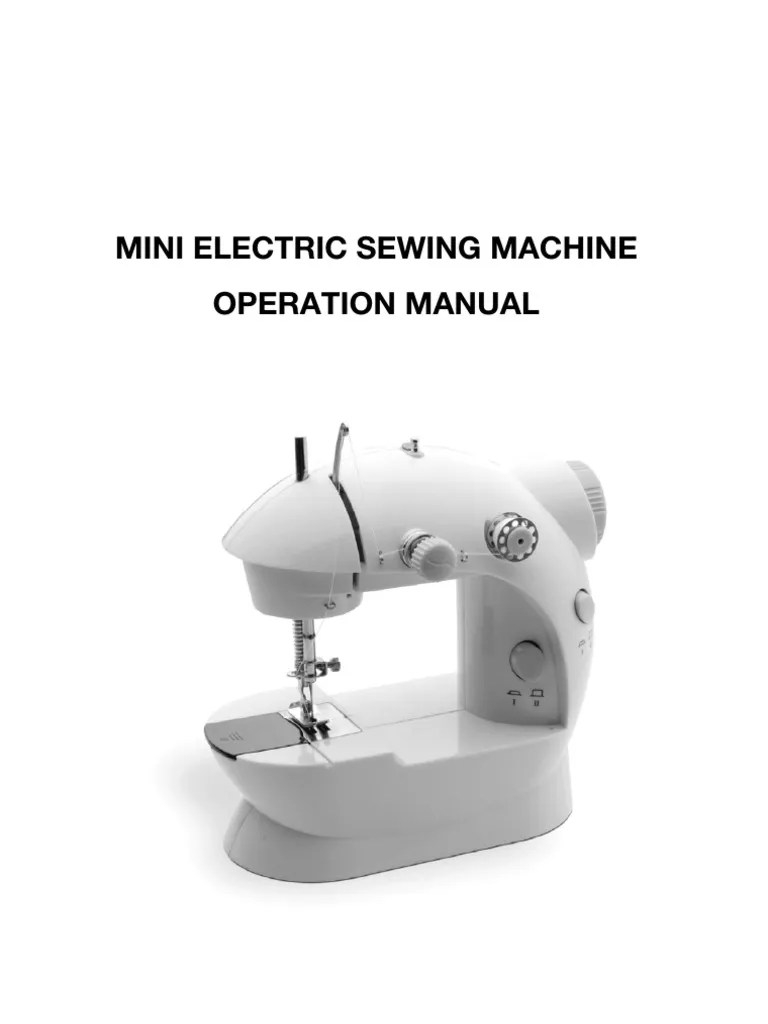 Mini Sewing Machine Manual PDF Sewing Machine Sewing
