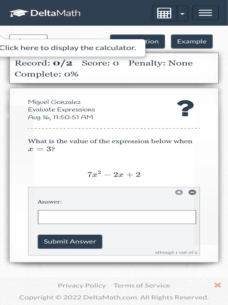 Delta Math Pdf