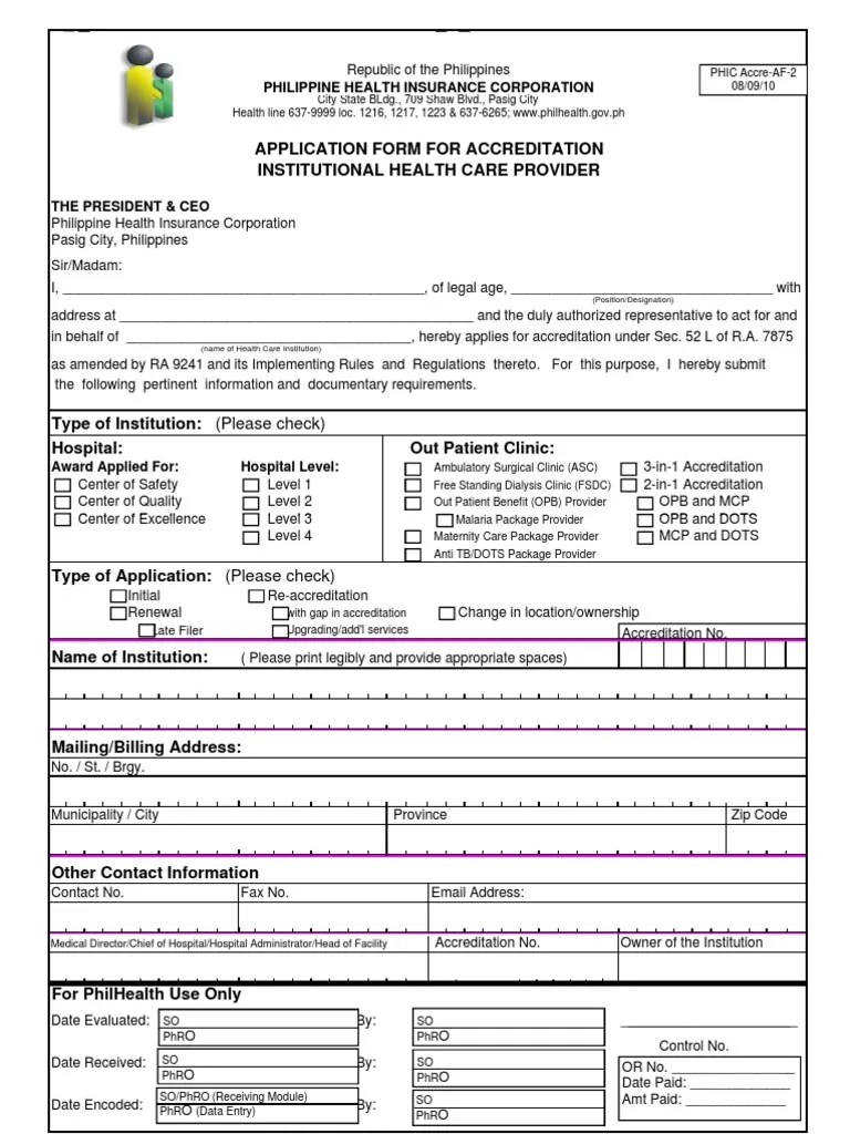 IHCP Application Form Social Institutions Society Free 30day