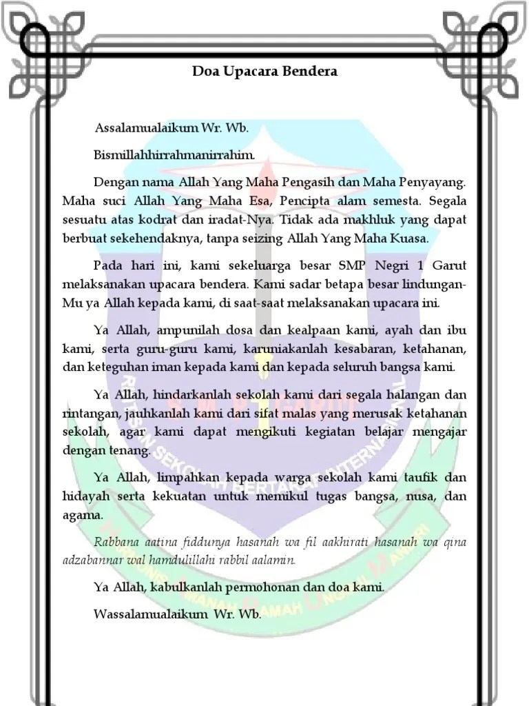 Kumpulan Doa Acara Formal q Carta De