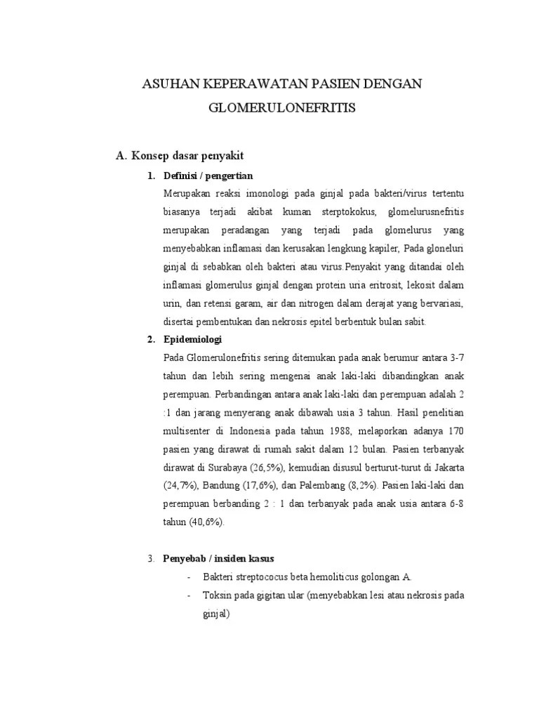 ASKEP Glomerulonefritis