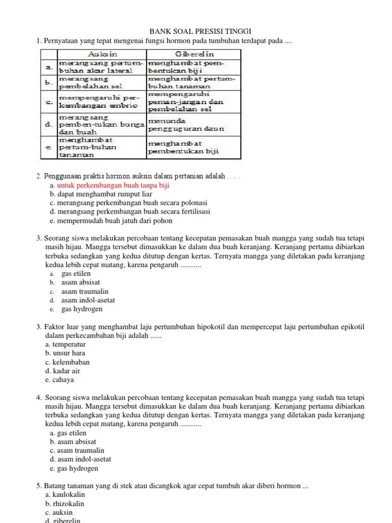 Bank Soal Presisi Tinggi 3 | PDF