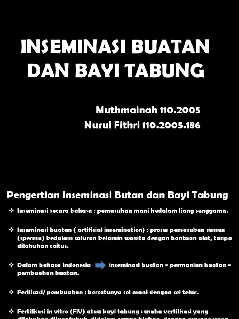 Inseminasi Buatan Dan Bayi Tabung | PDF