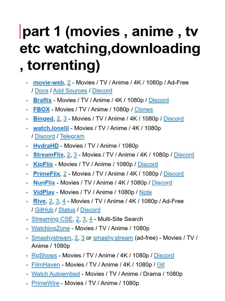 Ultimate Guide To Streaming Movies Anime Pdf Sports