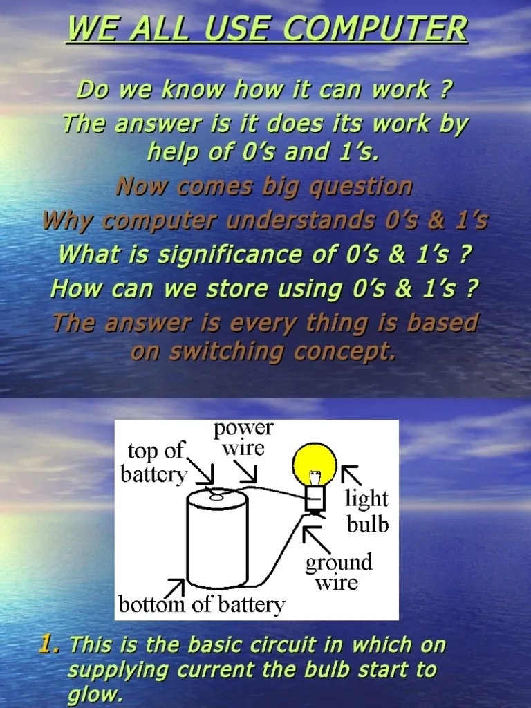 An Introduction to Basic Digital Circuit Concepts and Components