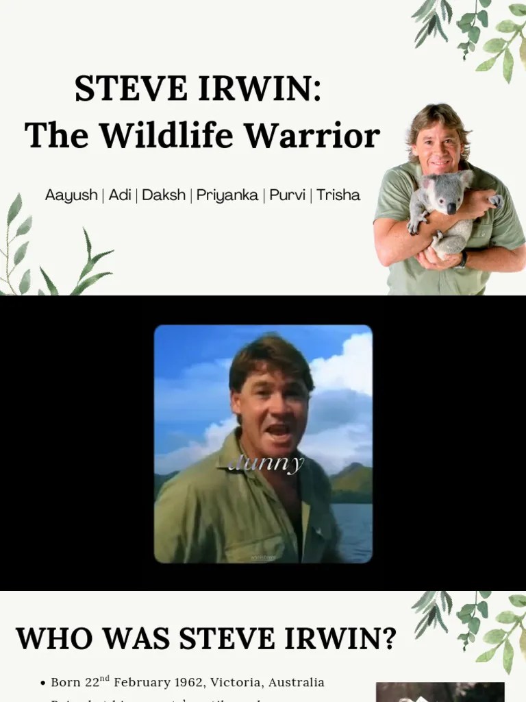 Steve Irwin Legacy Of A Wildlife Warrior Pdf