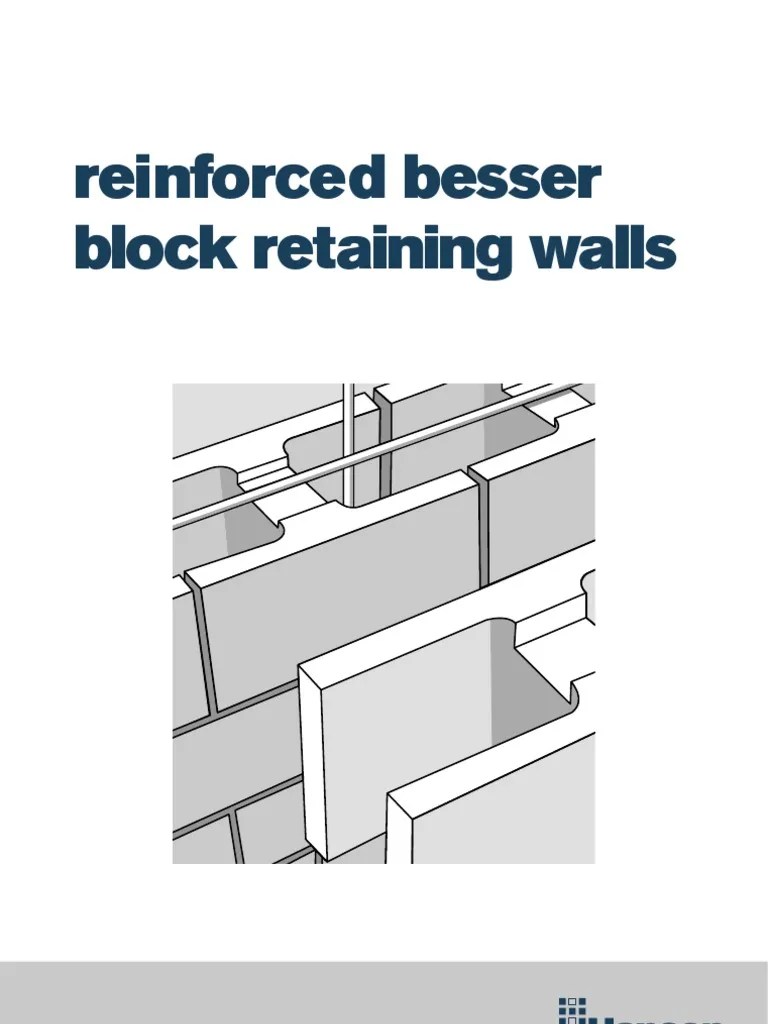 How To Build A Reinforced Besser Block Retaining Wall PDF