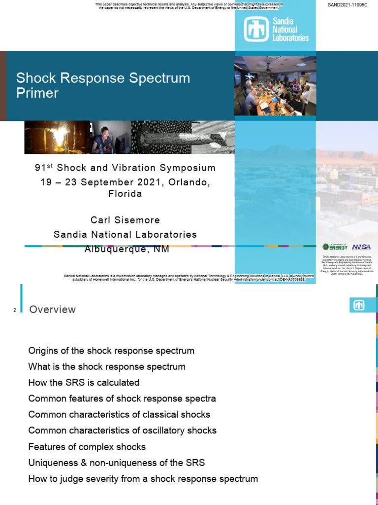 Shock Response Spectrum Primer Guide PDF Oscillation Decibel