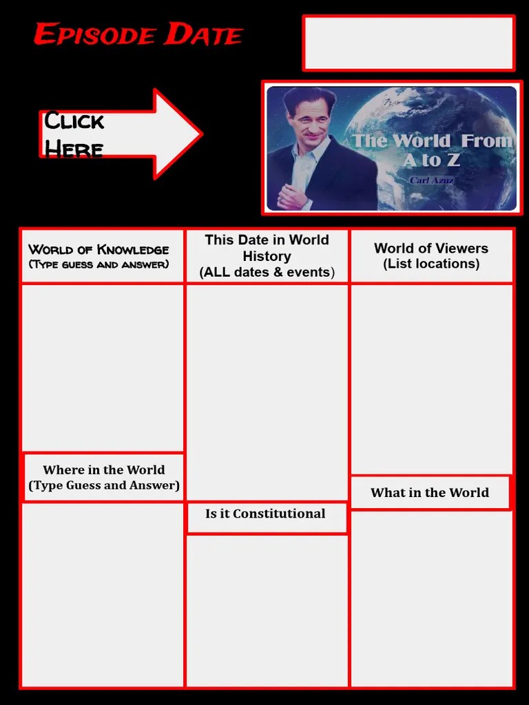 The World From A To Z Pdf