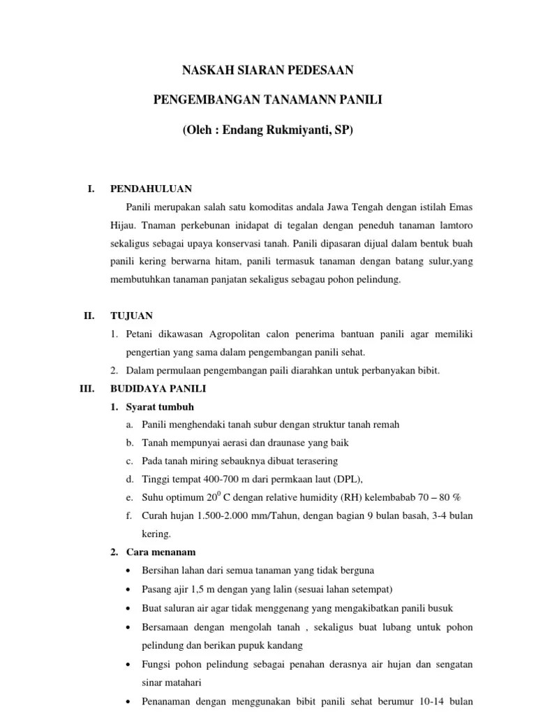 Naskah Siaran Pedesaan | PDF
