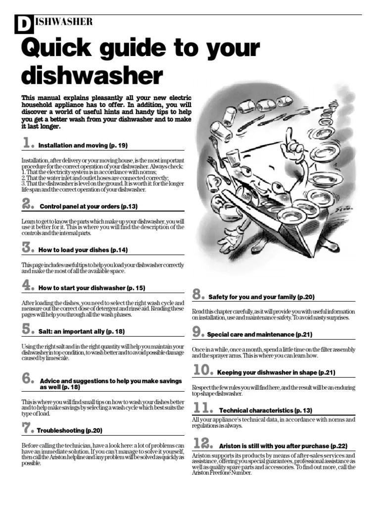 Dishwasher Guide Dishwasher Tools