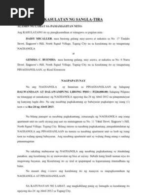 Kasunduansa kinauukulan kasunduan sa agrikultura ng world trade.2 ang kasunduan sa agrikultura karapatang sipi @ 2006 rice watch and action network reserbado ang lahat ng karapatan. Kasunduan Sa Pagsasanla Ng Bahay At Lupa Philippine Travel Blog